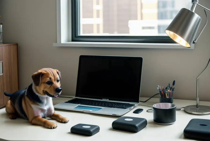 Clicker und Leckerlis neben ausgedrucktem Trainingsplan für Leinenfuehrigkeit im Online-Hundekurs