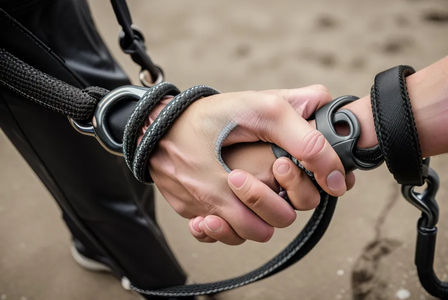 Nahaufnahme einer Hundeleine und eines Notizbuchs mit Strichliste für das Training.